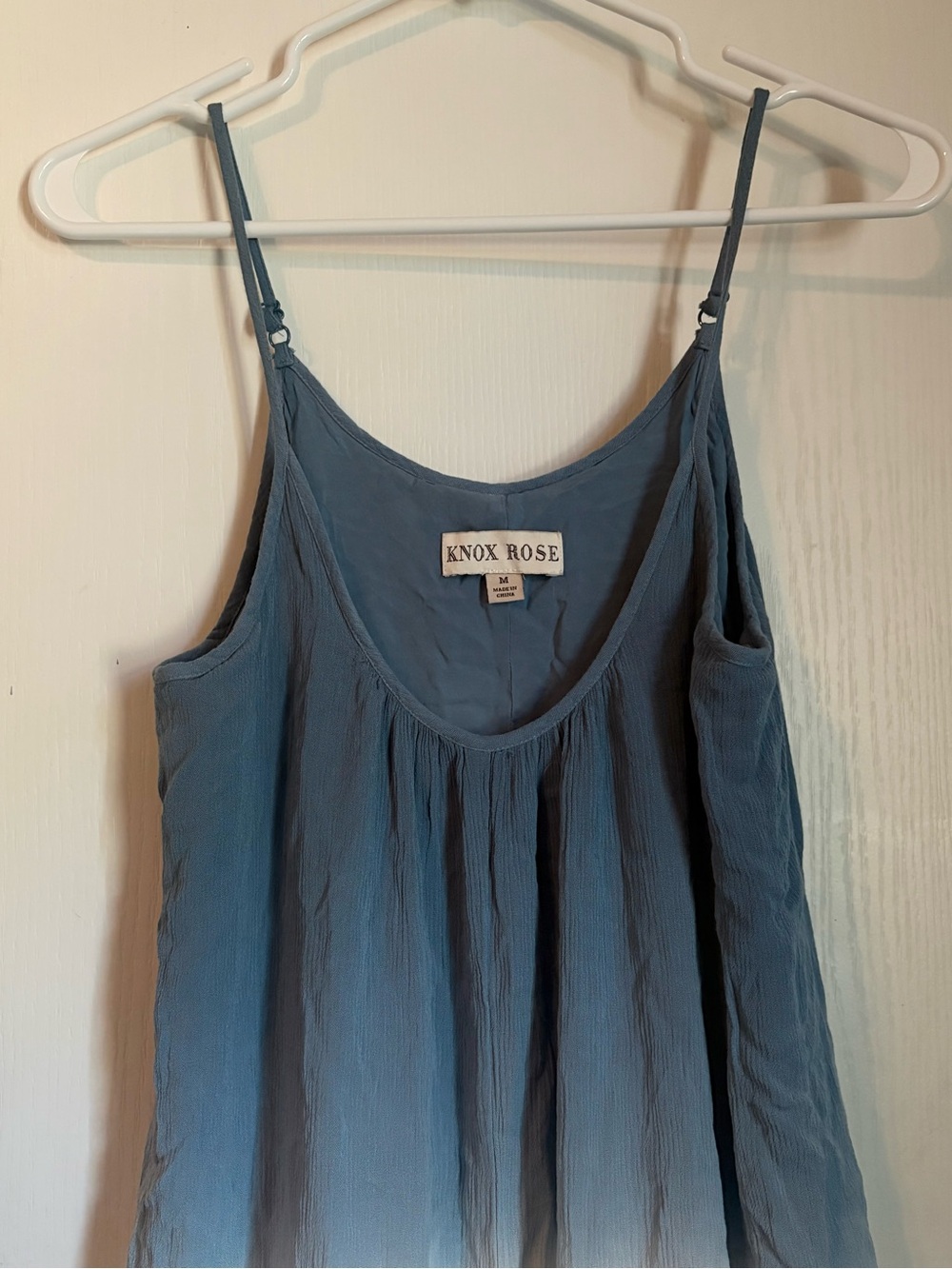 Knox Rose Dusky Blue Spaghetti Strap Camisole